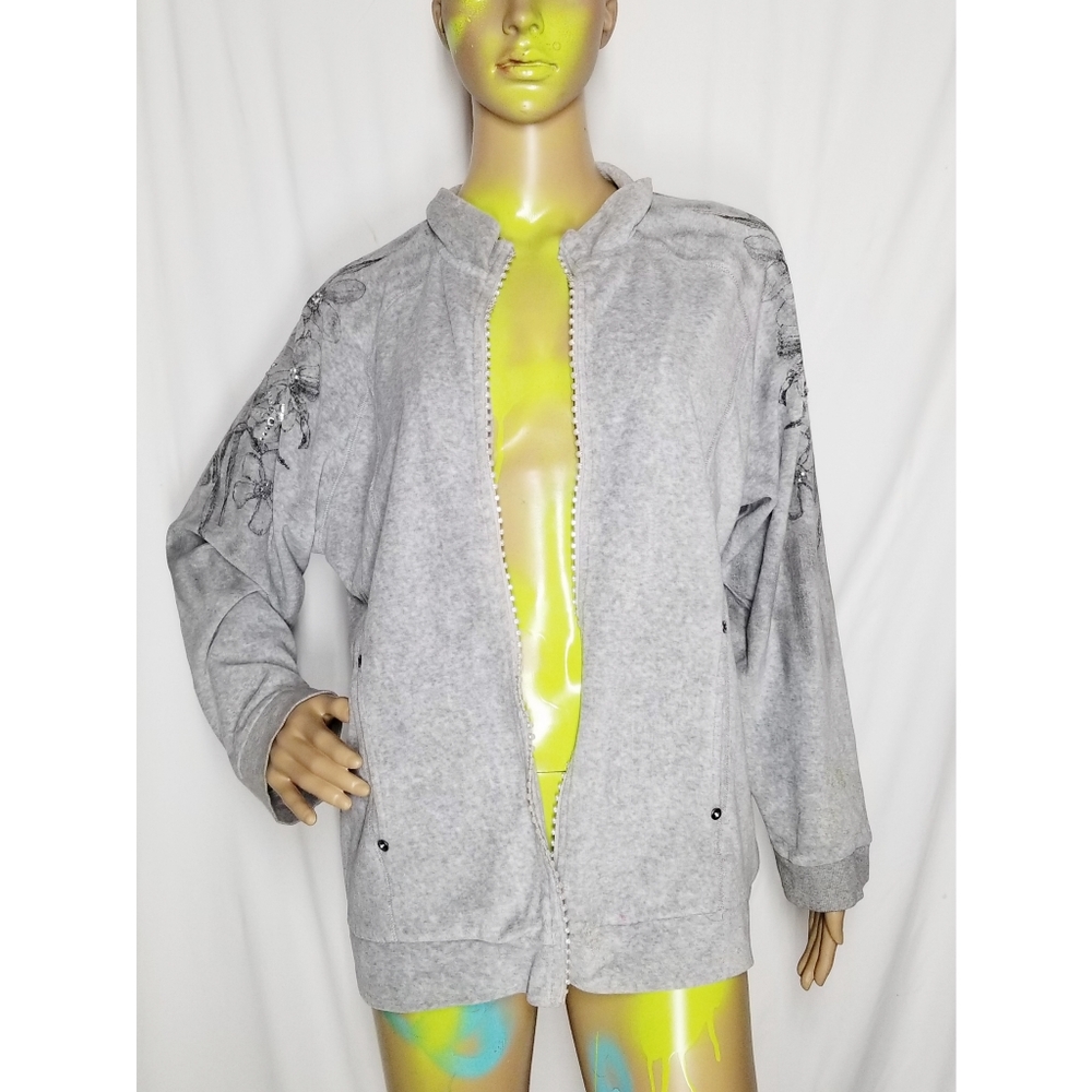 Y2k diamond studded soft jacket SIZE M